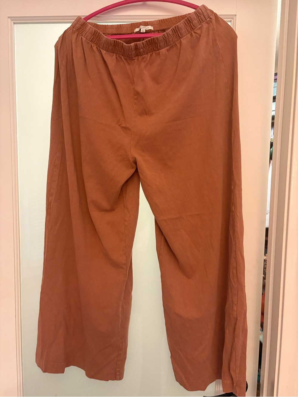 Z Supply Women's Two-Piece Rust Brown Lounge Set - Picture 2 of 3